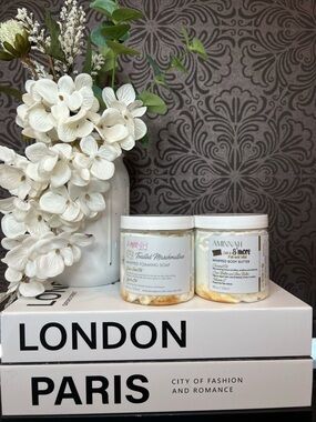 AMINNAH Toasted Marshmallow Whipped Foaming Soap & S'more Whipped Body Butter